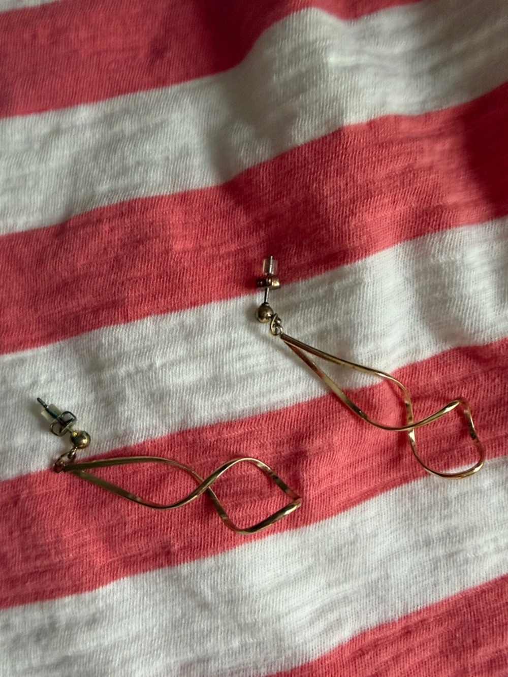 Gold-Tone Twisted Drop Earrings - Women Accessories